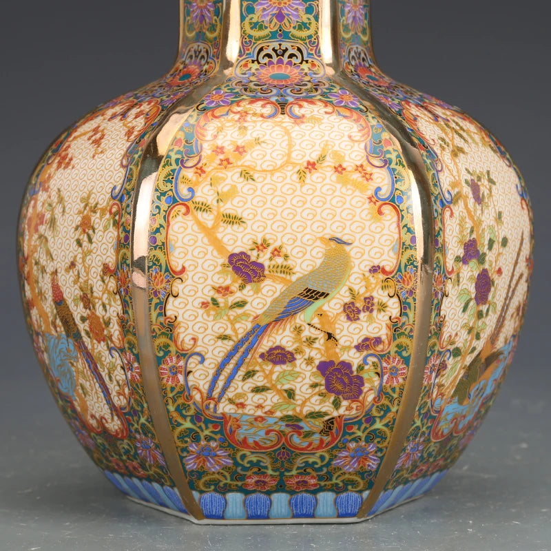 Imperial Floral Porcelain Vase – Limited Edition (Only 2 Pieces Available)