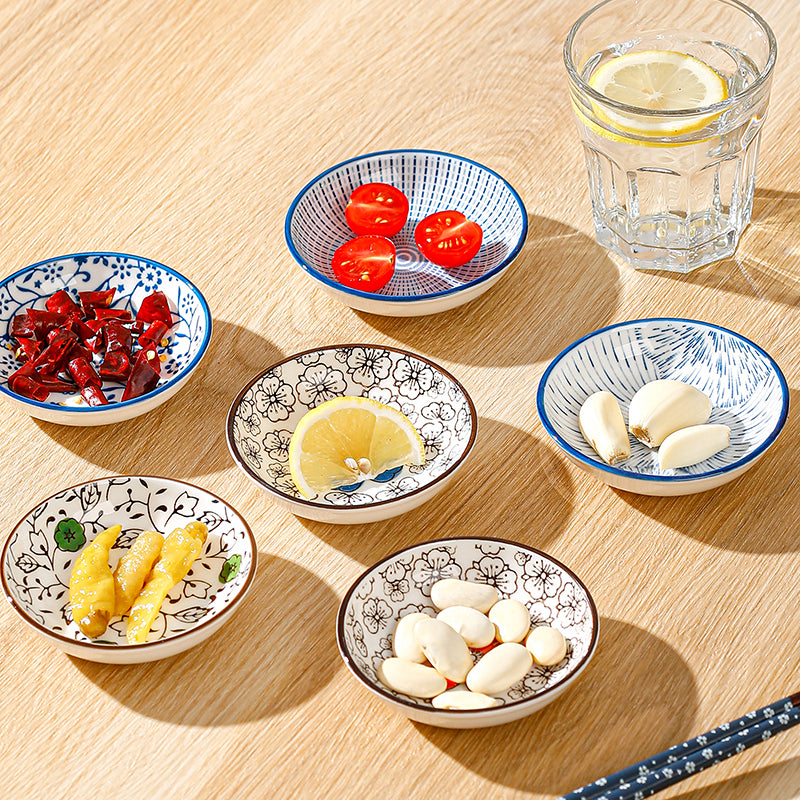 Handcrafted Porcelain Serving Plate Collection – Set of 6