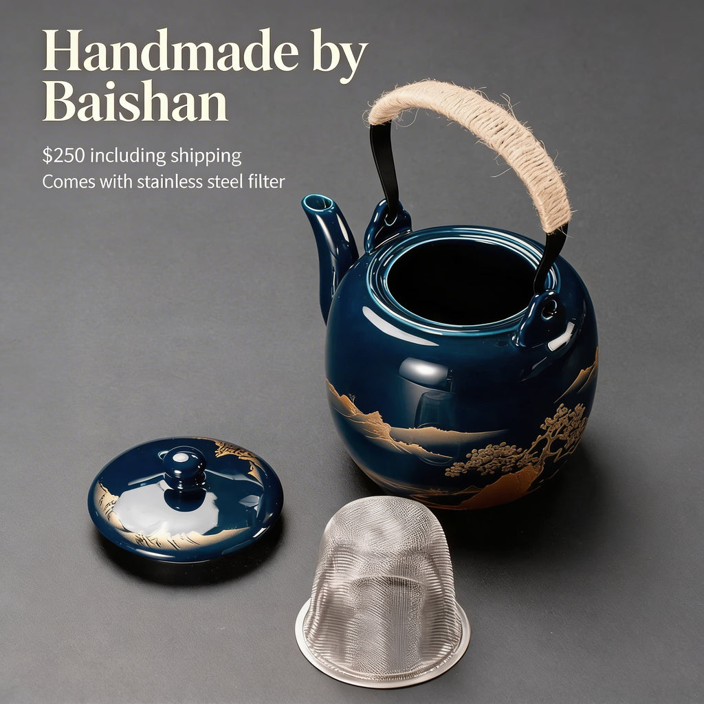 Baishan's Mountain Landscape Tea Ceremony Set – 7 Pieces
